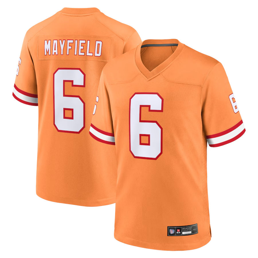 Kooe TB.Buccaneers #6 Baker Mayfield Secondary Alternate Game Player Stitched Jerseys