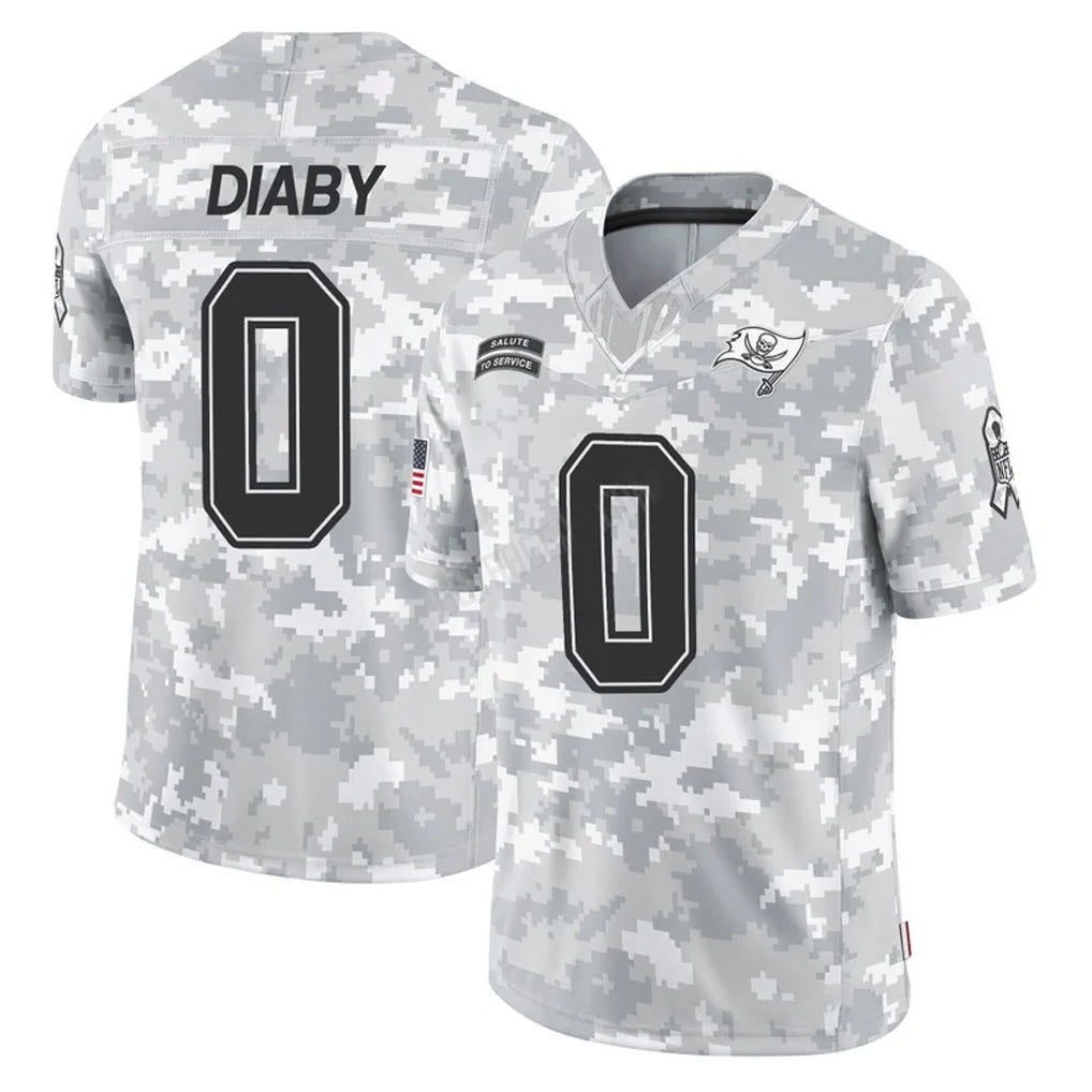 Kooe TB.Buccaneers #0 Yaya Diaby Player Arctic Camo Limited Salute To Service Home Game Stitched Jerseys