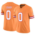 Kooe TB.Buccaneers #0 Yaya Diaby Player Orange Limited Vapor F.U.S.E. Home Game Stitched Jerseys
