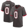 Kooe TB.Buccaneers #0 Yaya Diaby Player Pewter Alternate Home Game Stitched Jerseys