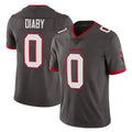 Kooe TB.Buccaneers #0 Yaya Diaby Player Pewter Limited Alternate Vapor Home Game Stitched Jerseys