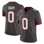 Kooe TB.Buccaneers #0 Yaya Diaby Player Pewter Limited Alternate Vapor Home Game Stitched Jerseys