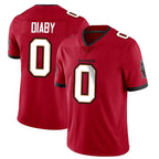 Kooe TB.Buccaneers #0 Yaya Diaby Player Red Limited Vapor F.U.S.E. Home Game Stitched Jerseys