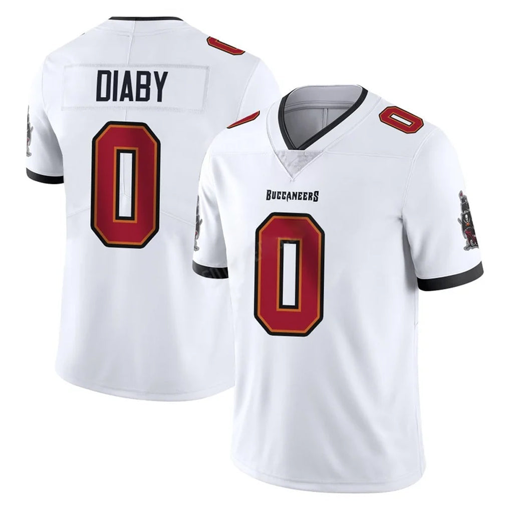 Kooe TB.Buccaneers #0 Yaya Diaby Player White Limited Vapor Untouchable Home Game Stitched Jerseys