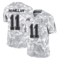 Kooe TB.Buccaneers #11 Jalen McMillan Player Arctic Camo Limited Salute To Service Home Game Stitched Jerseys