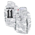 Kooe TB.Buccaneers #11 Jalen McMillan Player Arctic Camo Limited Salute to Service Pullover Hoodies Game Stitched Jerseys