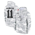 Kooe TB.Buccaneers #11 Jalen McMillan Player Arctic Camo Limited Salute to Service Pullover Hoodies Game Stitched Jerseys
