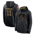 Kooe TB.Buccaneers #11 Jalen McMillan Player Black Salute to Service Sideline Performance Pullover Hoodies Home Game Stitched Jerseys