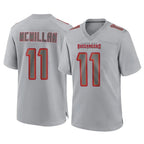 Kooe TB.Buccaneers #11 Jalen McMillan Player Gray Atmosphere Fashion Home Game Stitched Jerseys