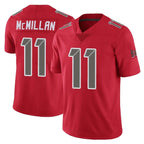 Kooe TB.Buccaneers #11 Jalen McMillan Player Red Limited Color Rush Home Game Stitched Jerseys