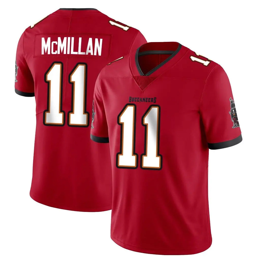 Kooe TB.Buccaneers #11 Jalen McMillan Player Red Limited Vapor Home Game Stitched Jerseys