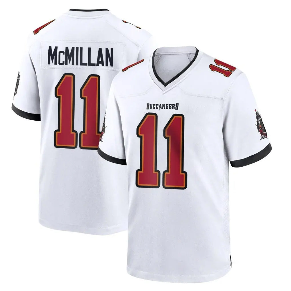 Kooe TB.Buccaneers #11 Jalen McMillan Player White Home Game Stitched Jerseys