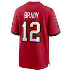 Kooe TB.Buccaneers #12 Tom Brady Player Red Home Game Stitched Jerseys