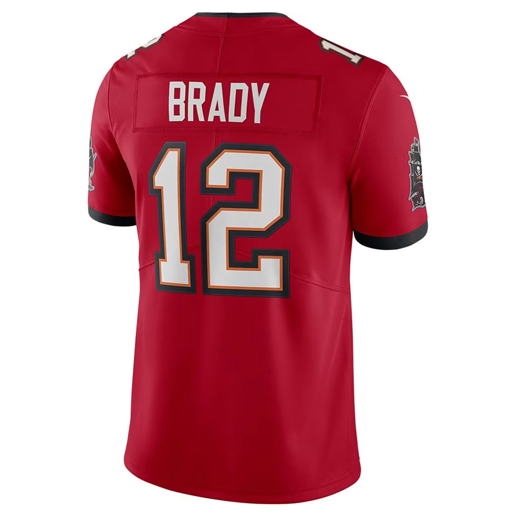 Kooe TB.Buccaneers #12 Tom Brady Player Red Vapor F.U.S.E. Limited Stitched Jerseys