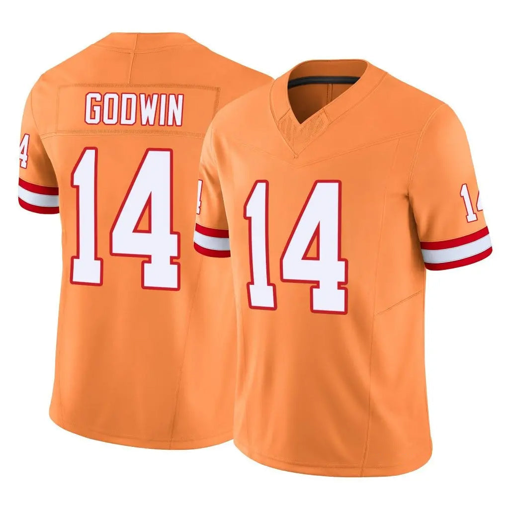 Kooe TB.Buccaneers #14 Chris Godwin Jr. Player Orange Limited Vapor F.U.S.E. Home Game Stitched Jerseys