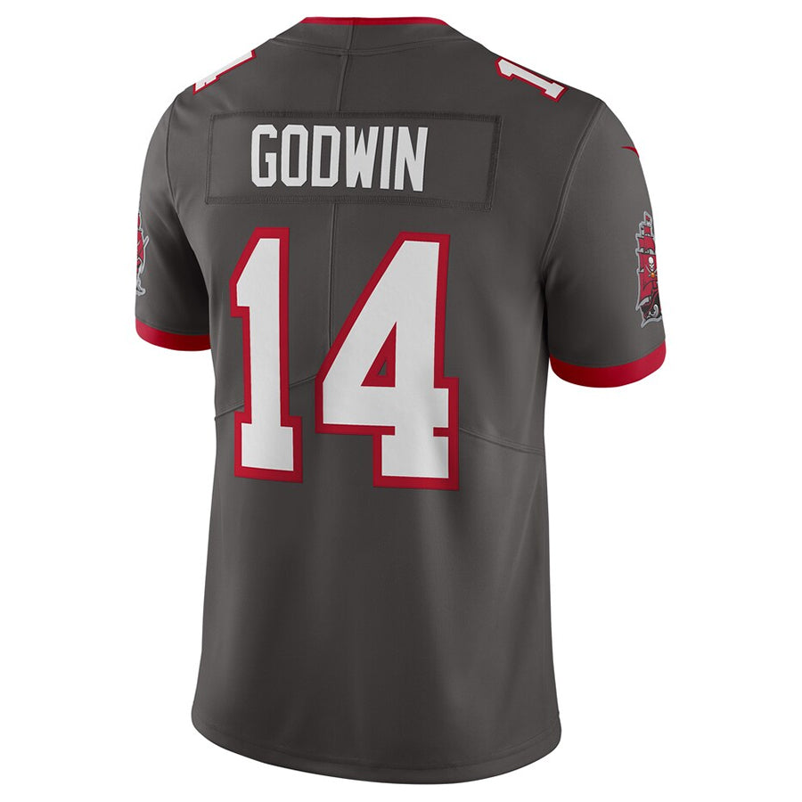 Kooe TB.Buccaneers #14 Chris Godwin Jr. Player Pewter Vapor Limited Stitched Jerseys