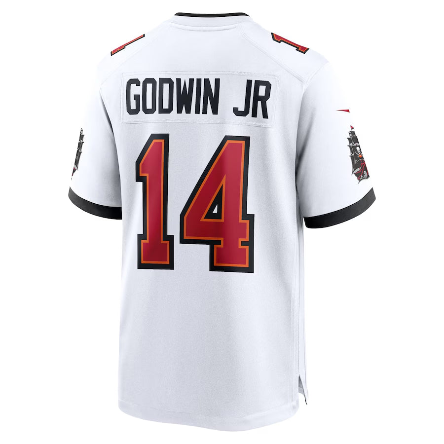 Kooe TB.Buccaneers #14 Chris Godwin Jr. Player White Game Home Stitched Jerseys