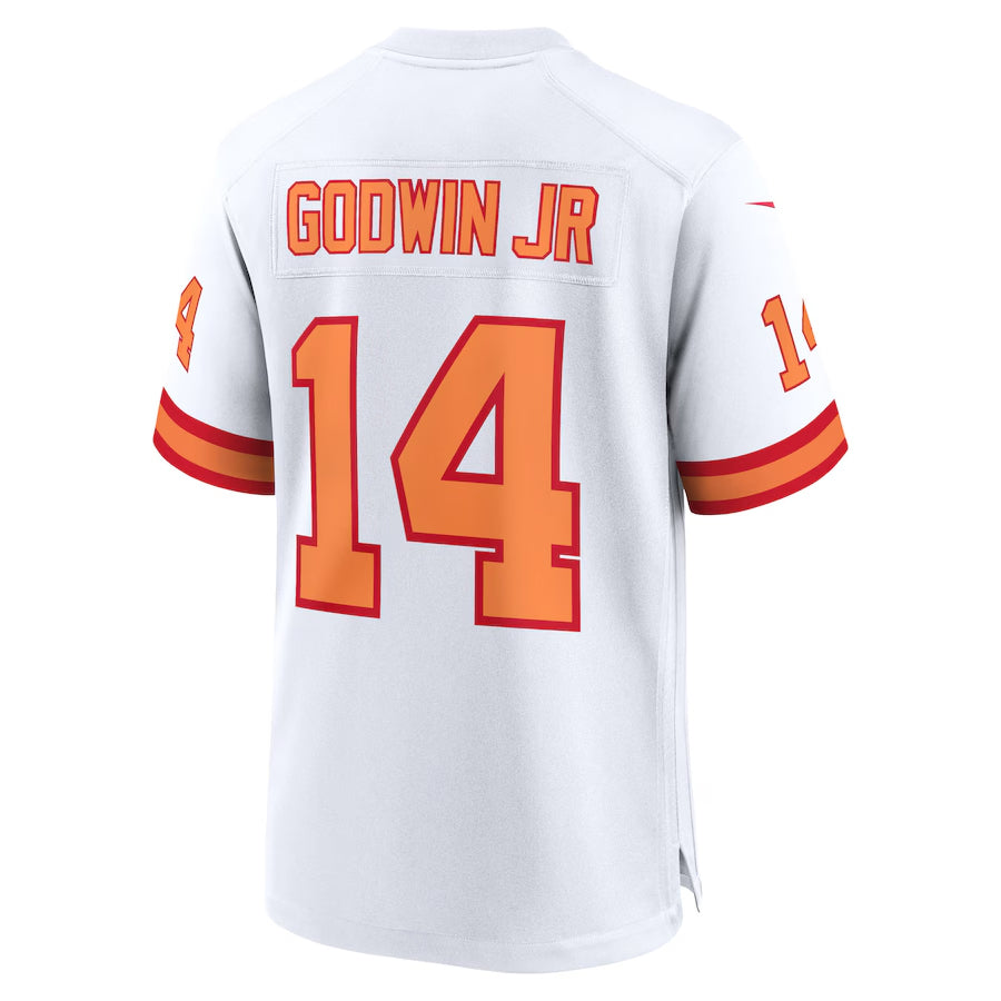 Kooe TB.Buccaneers #14 Chris Godwin Jr. Player White Home Game Stitched Jerseys