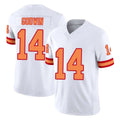 Kooe TB.Buccaneers #14 Chris Godwin Jr. Player White Limited '76 Vapor F.U.S.E. Home Game Stitched Jerseys