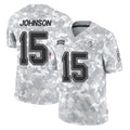 Kooe TB.Buccaneers #15 Tez Johnson Player Arctic Camo Limited Salute To Service Home Game Stitched Jerseys