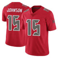 Kooe TB.Buccaneers #15 Tez Johnson Player Red Limited Color Rush Home Game Stitched Jerseys