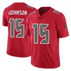 Kooe TB.Buccaneers #15 Tez Johnson Player Red Limited Color Rush Home Game Stitched Jerseys
