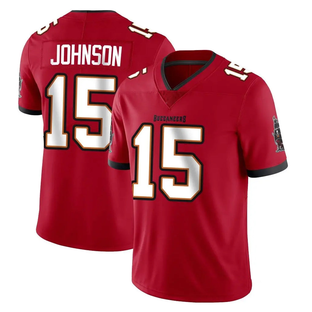 Kooe TB.Buccaneers #15 Tez Johnson Player Red Limited Vapor Home Game Stitched Jerseys