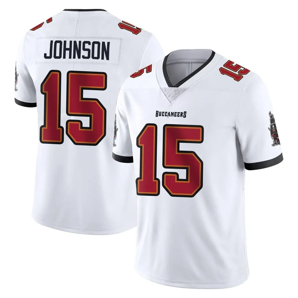 Kooe TB.Buccaneers #15 Tez Johnson Player White Limited Vapor Untouchable Home Game Stitched Jerseys