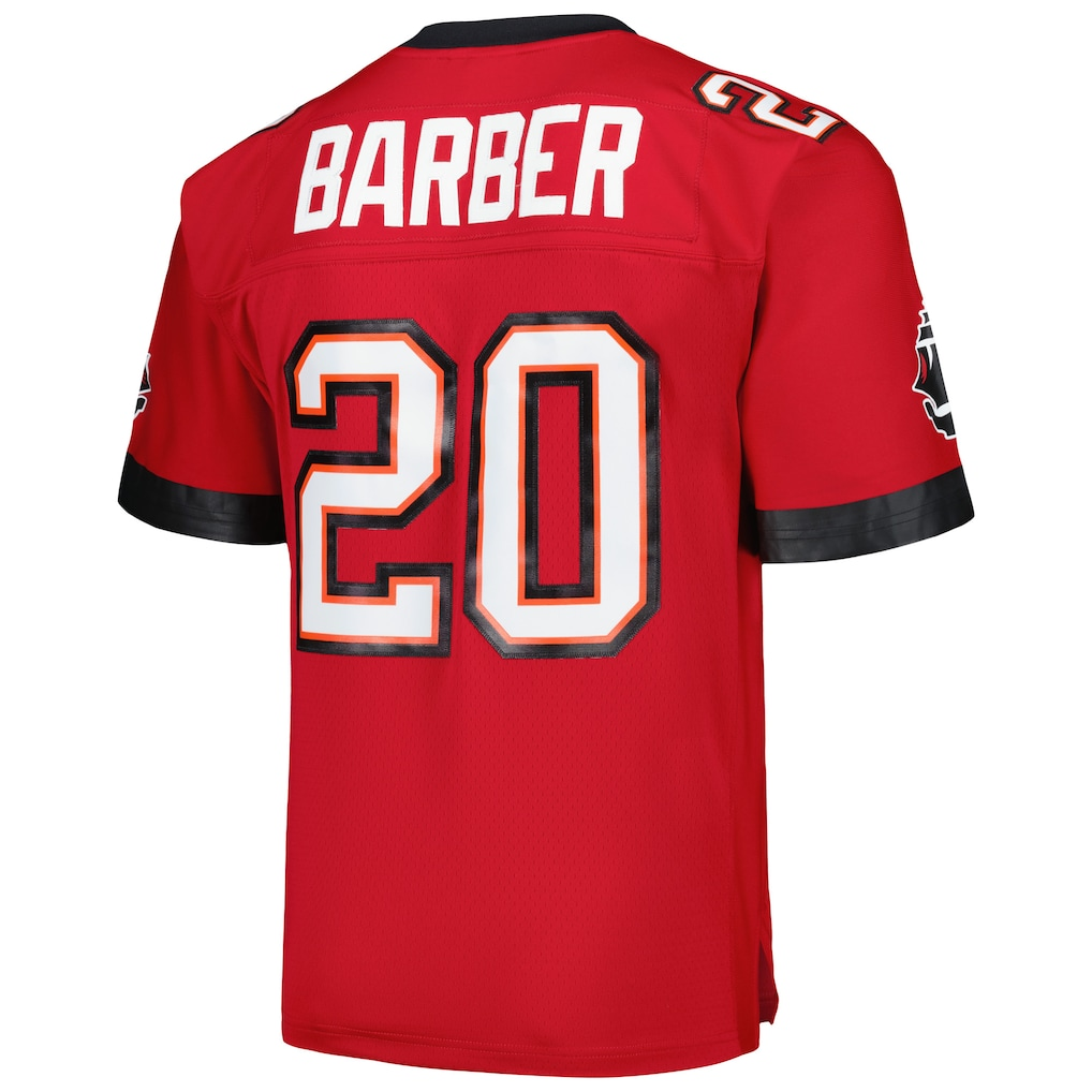 Kooe TB.Buccaneers #20 Ronde Barber Mitchell & Ness Red Legacy Replica Jersey Stitched Puhic