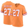 Kooe TB.Buccaneers #27 Zyon McCollum Player Orange Throwback Home Game Stitched Jerseys