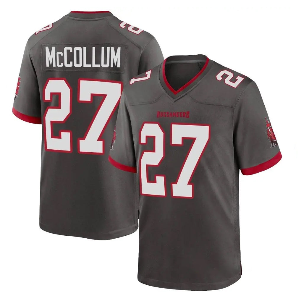 Kooe TB.Buccaneers #27 Zyon McCollum Player Pewter Alternate Home Game Stitched Jerseys