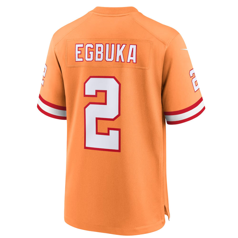 Kooe TB.Buccaneers #2 Emeka Egbuka Player Creamsicle Alternate Game Stitched Jerseys