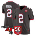 Kooe TB.Buccaneers #2 Emeka Egbuka Player Pewter Limited 2026 Season Vapor F.U.S.E. Home Game Stitched Jerseys