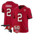 Kooe TB.Buccaneers #2 Emeka Egbuka Player Red Limited 2026 Season Vapor F.U.S.E. Home Game Stitched Jerseys