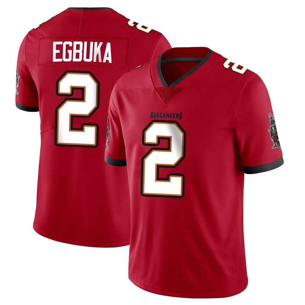 Kooe TB.Buccaneers #2 Emeka Egbuka Player Red Limited Vapor Home Game Stitched Jerseys
