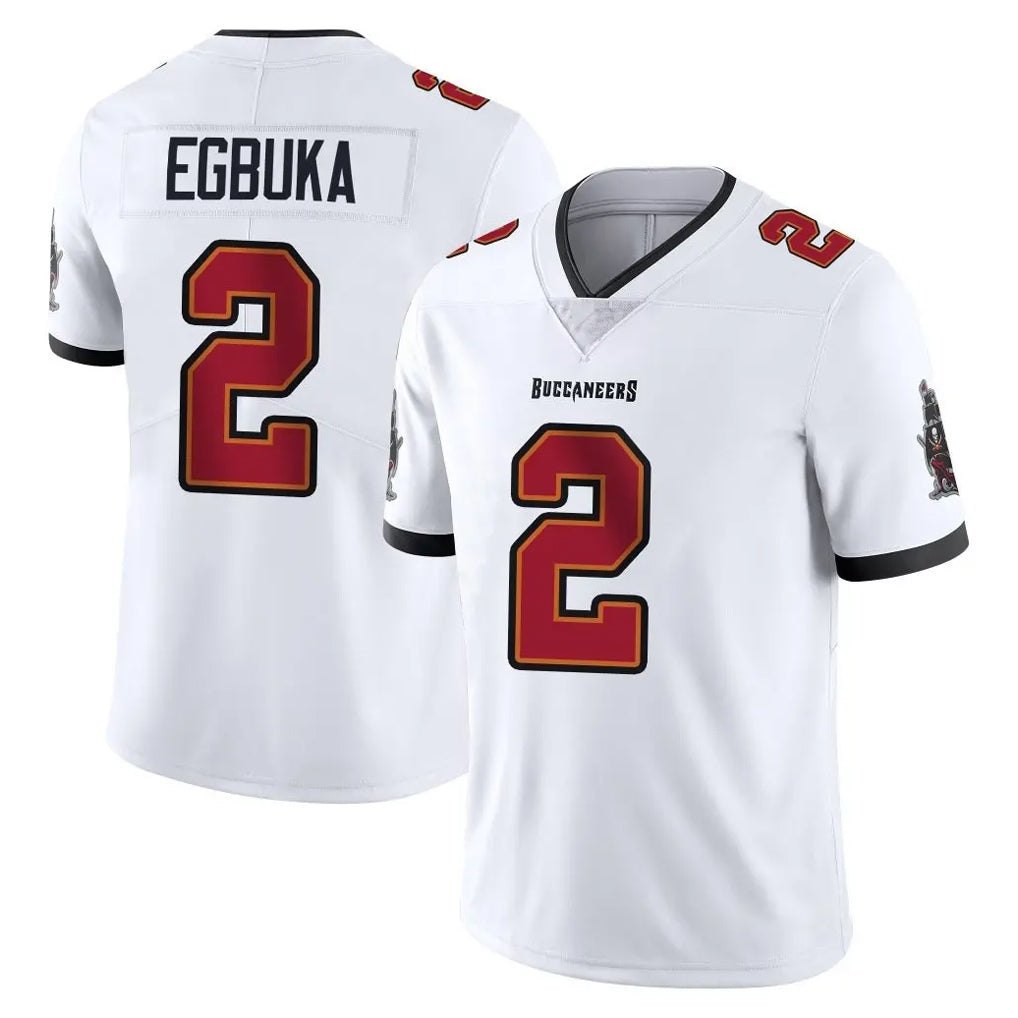 Kooe TB.Buccaneers #2 Emeka Egbuka Player White Limited Vapor Untouchable Home Game Stitched Jerseys