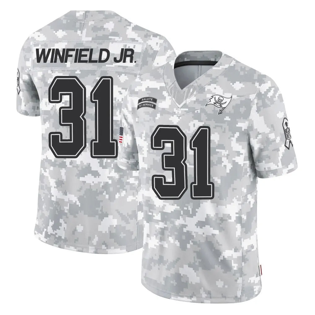 Kooe TB.Buccaneers #31 Antoine Winfield Jr. Player Arctic Camo Limited Salute To Service Home Game Stitched Jerseys