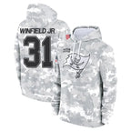 Kooe TB.Buccaneers #31 Antoine Winfield Jr. Player Arctic Camo Limited Salute to Service Pullover Hoodies Game Stitched Jerseys