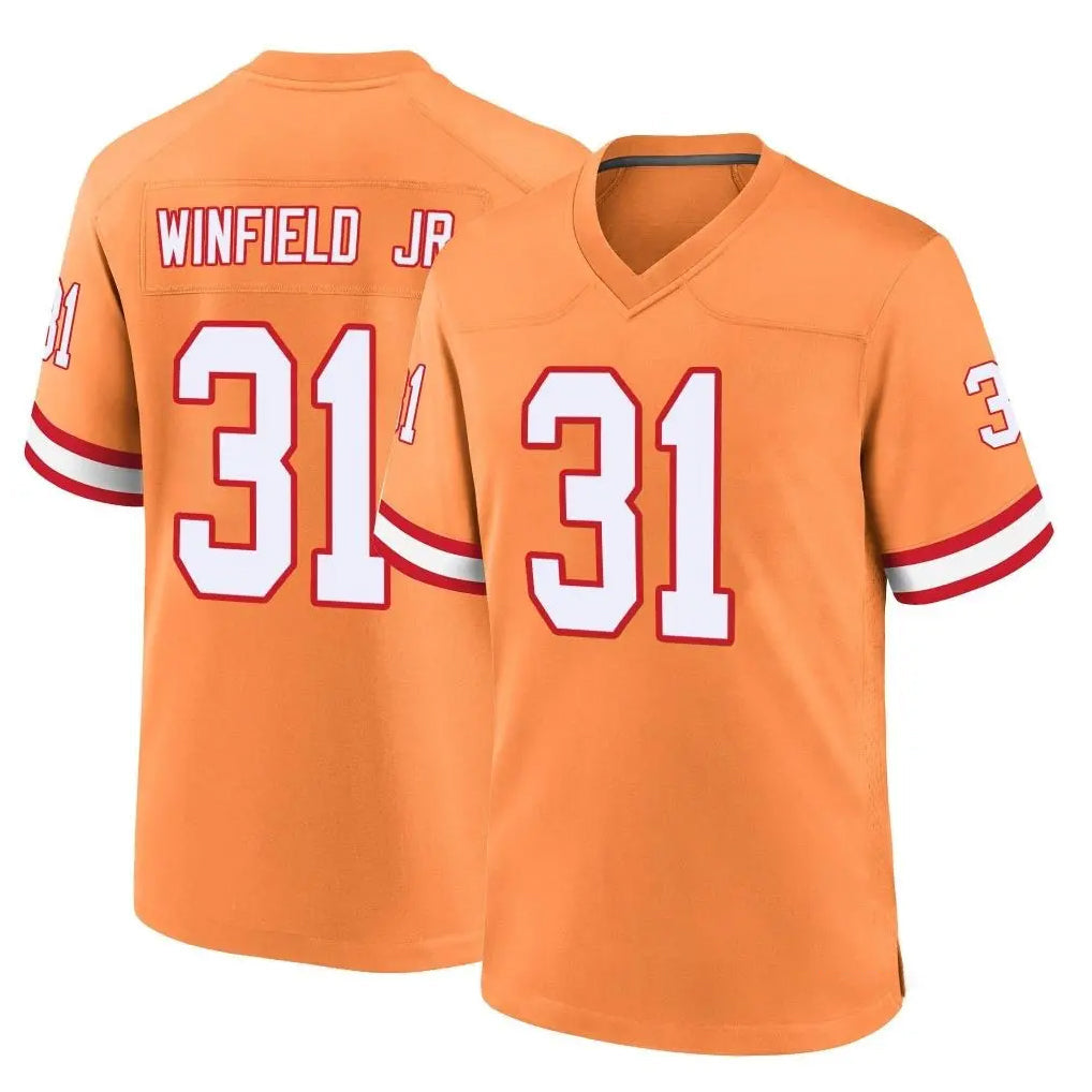 Kooe TB.Buccaneers #31 Antoine Winfield Jr. Player Orange Throwback Home Game Stitched Jerseys