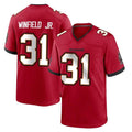 Kooe TB.Buccaneers #31 Antoine Winfield Jr. Player Red Home Game Stitched Jerseys