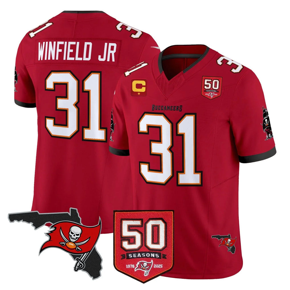 Kooe TB.Buccaneers #31 Antoine Winfield Jr. Player Red Limited 2026 Season Vapor F.U.S.E. Home Game Stitched Jerseys