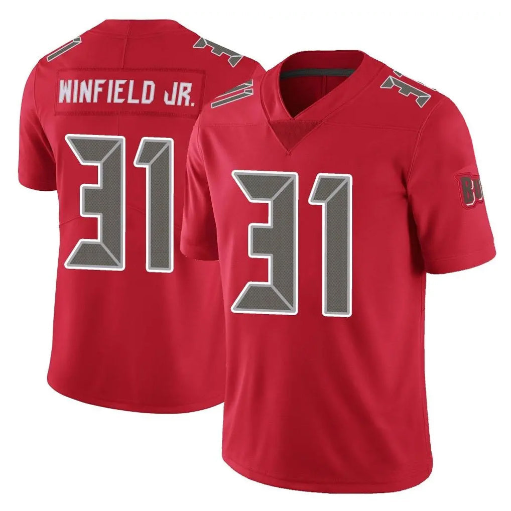 Kooe TB.Buccaneers #31 Antoine Winfield Jr. Player Red Limited Color Rush Home Game Stitched Jerseys
