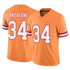 Kooe TB.Buccaneers #34 Alex Anzalone Player Orange Limited Vapor F.U.S.E. Home Game Stitched Jerseys