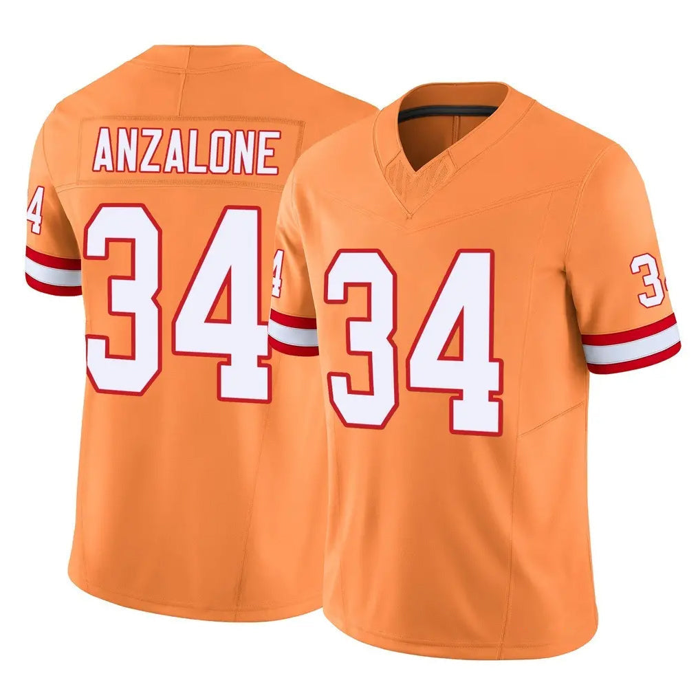 Kooe TB.Buccaneers #34 Alex Anzalone Player Orange Limited Vapor F.U.S.E. Home Game Stitched Jerseys