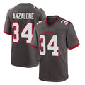 Kooe TB.Buccaneers #34 Alex Anzalone Player Pewter Alternate Home Game Stitched Jerseys