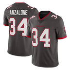Kooe TB.Buccaneers #34 Alex Anzalone Player Pewter Limited Alternate Vapor Home Game Stitched Jerseys