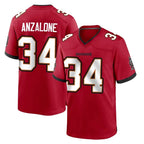 Kooe TB.Buccaneers #34 Alex Anzalone Player Red Home Game Stitched Jerseys