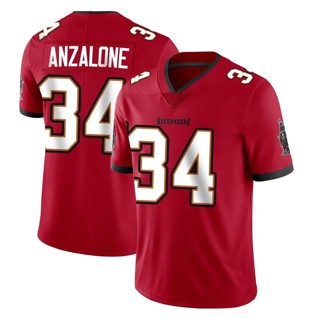 Kooe TB.Buccaneers #34 Alex Anzalone Player Red Limited Vapor Home Game Stitched Jerseys