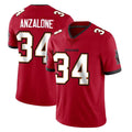 Kooe TB.Buccaneers #34 Alex Anzalone Player Red Limited Vapor Home Game Stitched Jerseys