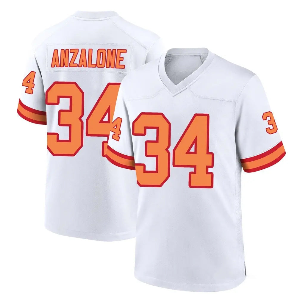 Kooe TB.Buccaneers #34 Alex Anzalone Player White '76 Home Game Stitched Jerseys